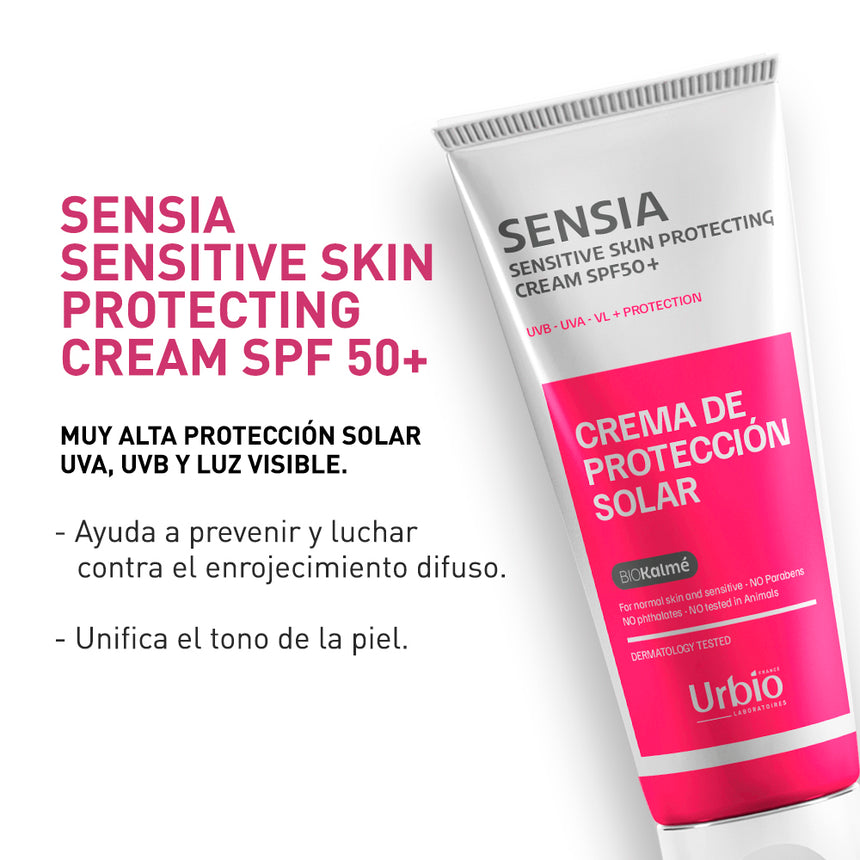 Fotoprotector Sensia Sensitive Skin Protecting Cream SPF50+ con Color 40 ml