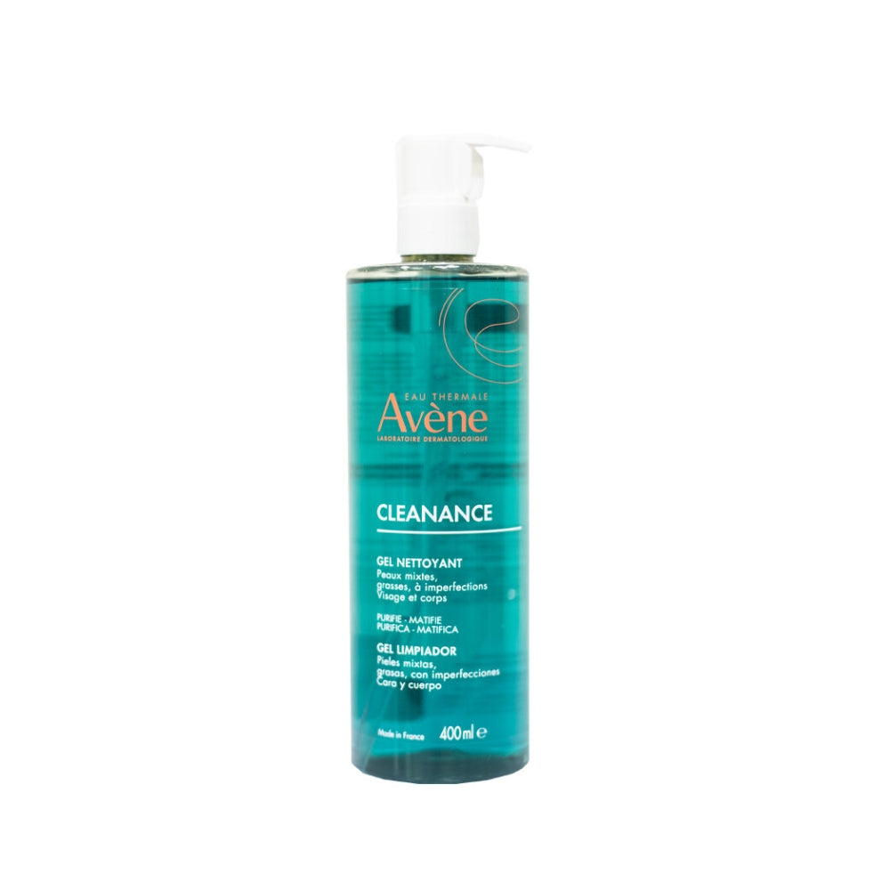 Gel Limpiador Avène Cleanance Piel Grasa Acneica 400 ml