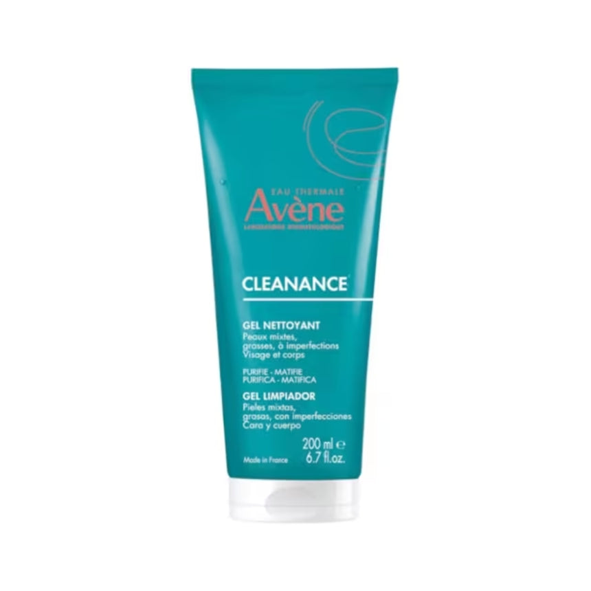 Gel Limpiador Avène Cleanance Piel Grasa Acneica