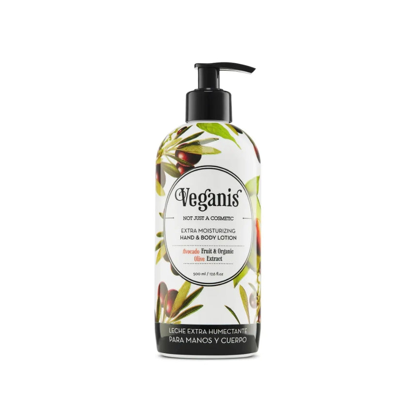 Leche Corporal Veganis Palta y Oliva 500 g