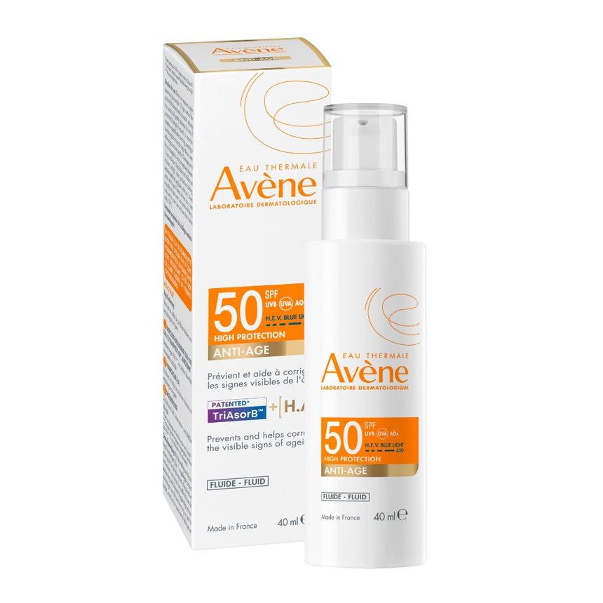 Fotoprotector Avène High Fluido Antiedad 50 SPF 40 ml