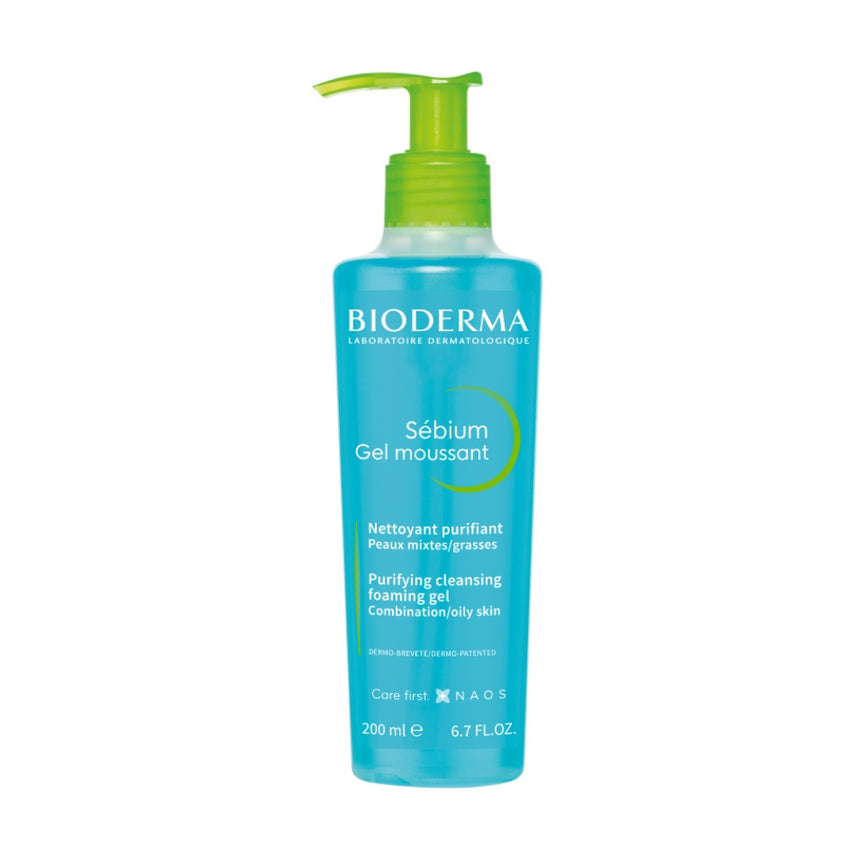 Gel Limpiador Bioderma Sébium Moussant 200 ml