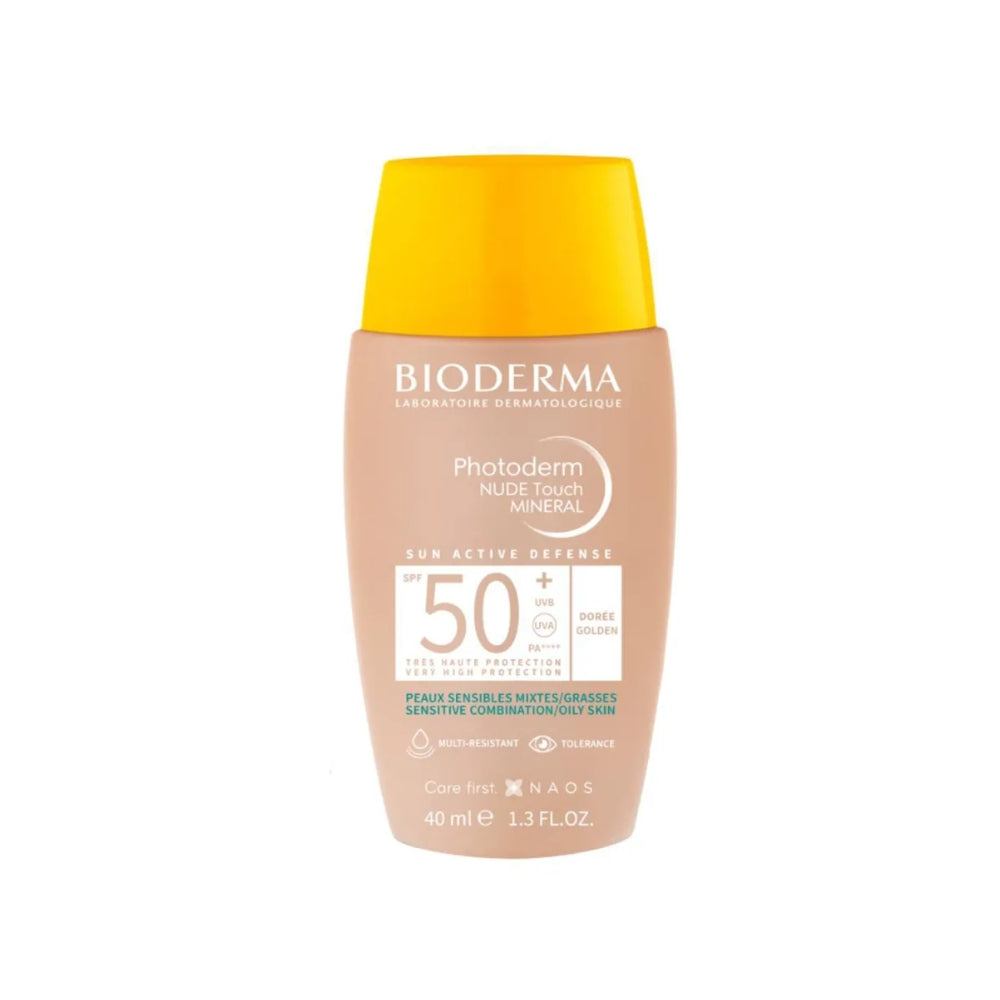 Fotoprotector Tono Dorée Bioderma Photoderm Nude Touch SPF 50+ 40 ml