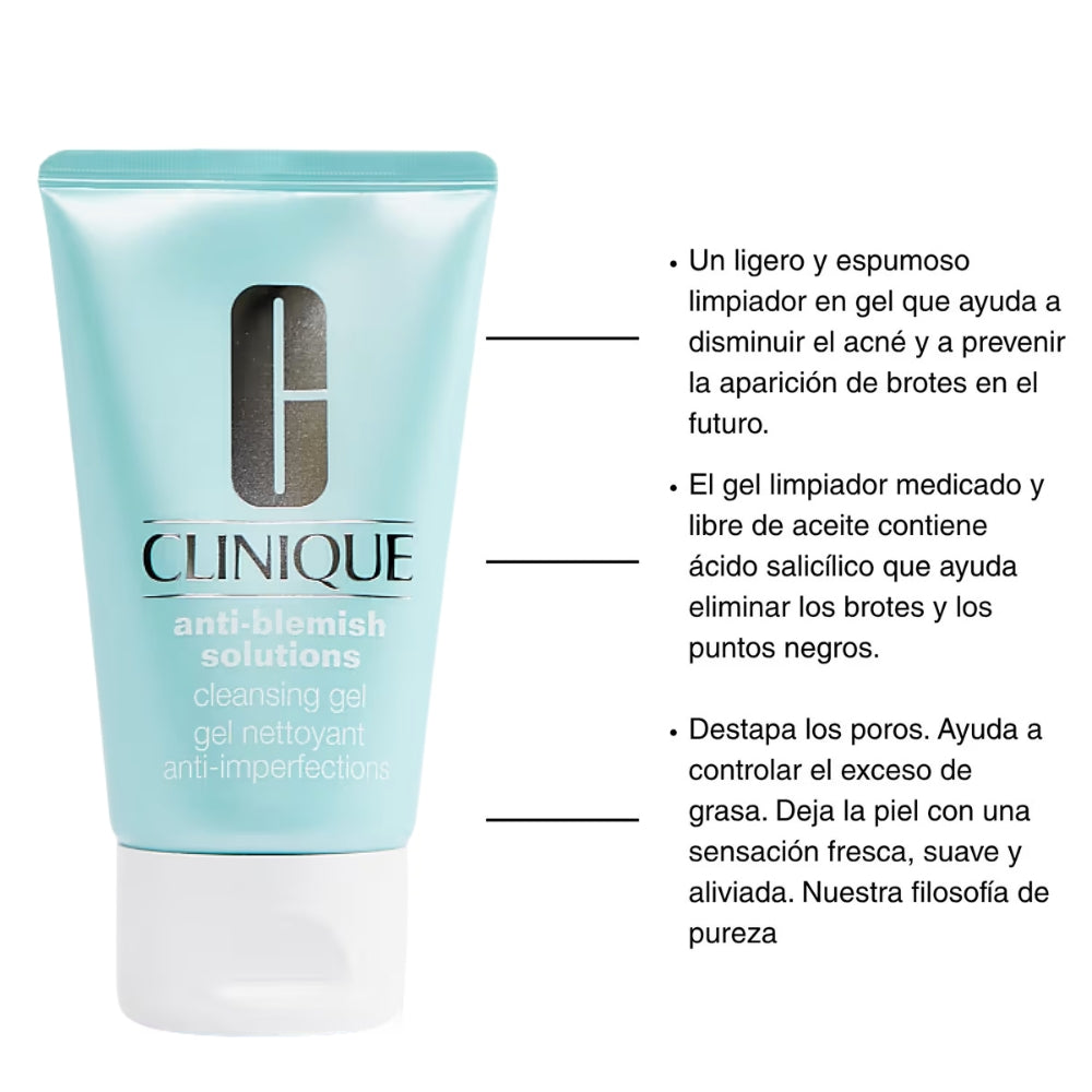 Gel Limpiador Clinique Anti Blemish Solutions 125 ml