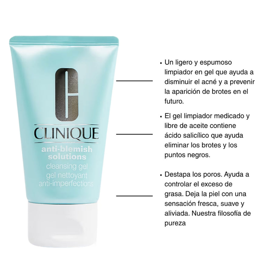 Gel Limpiador Clinique Anti Blemish Solutions 125 ml