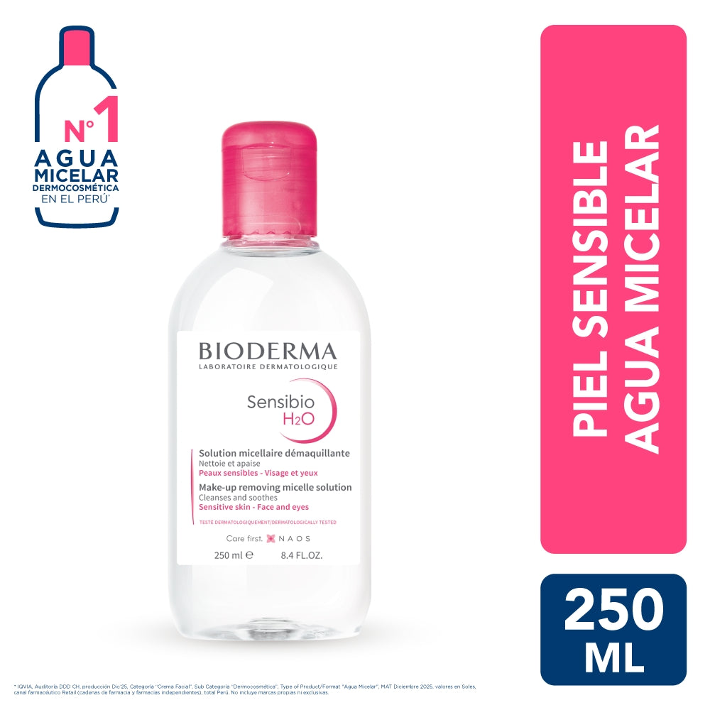 Agua Micelar Bioderma Sensibio H2O Desmaquillante