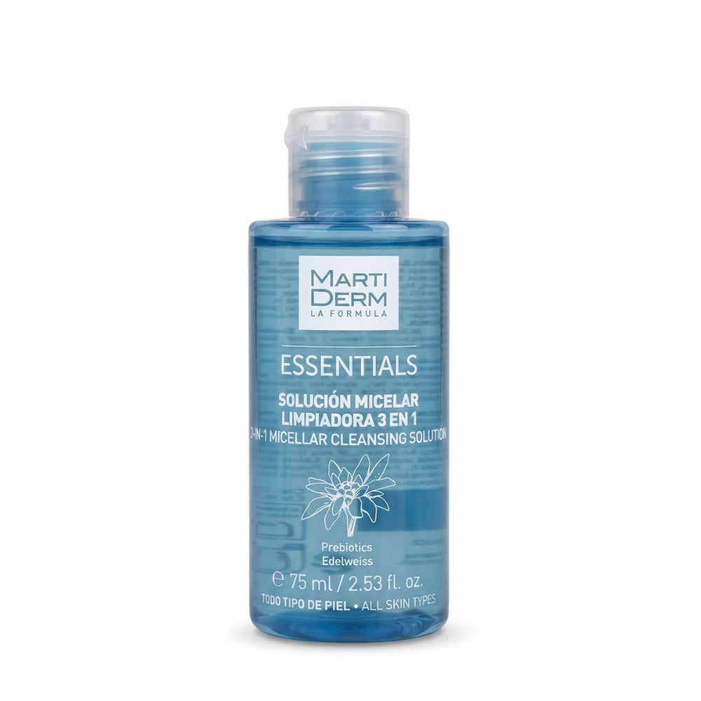 Solución Micelar Martiderm Essentials Limpiadora 3 en 1