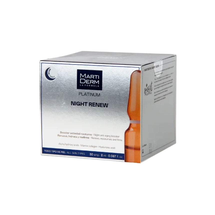 Ampollas Martiderm Platinum Night Renew