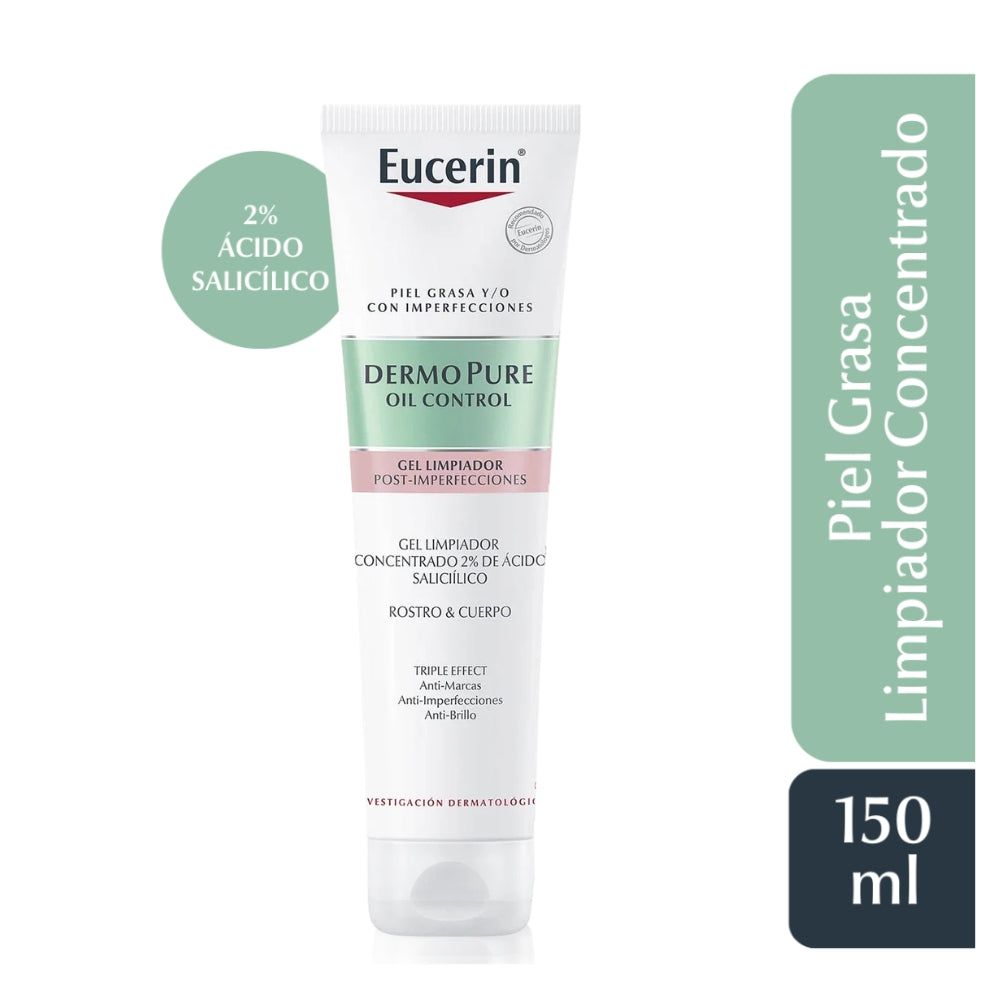 Gel Limpiador Eucerin Dermopure Concentrado 150 ml