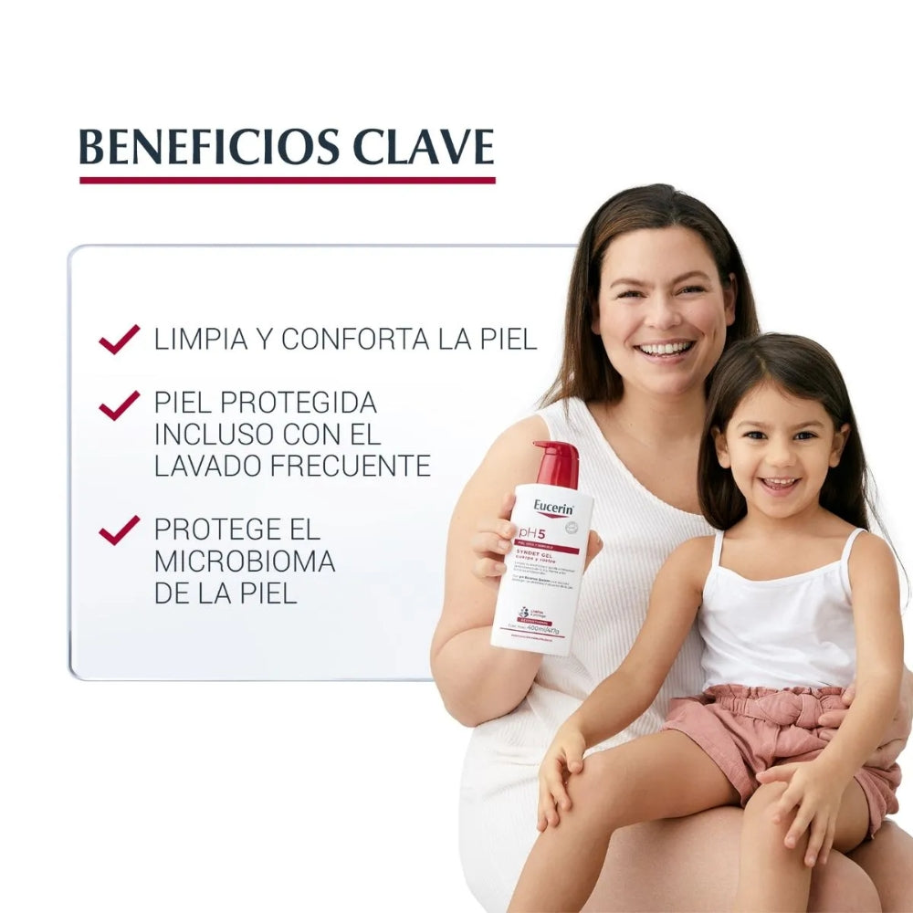 Gel Eucerin pH5 Syndet 400 ml