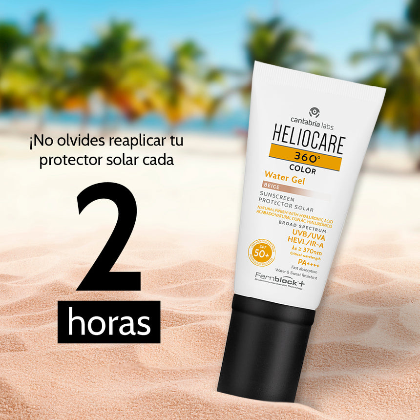 Fotoprotector Heliocare 360 Water Gel Beige 50 ml