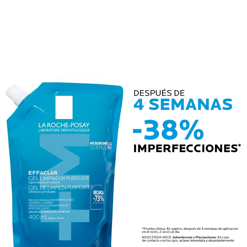Refill La Roche Posay Effaclar Foaming Gel 400ml