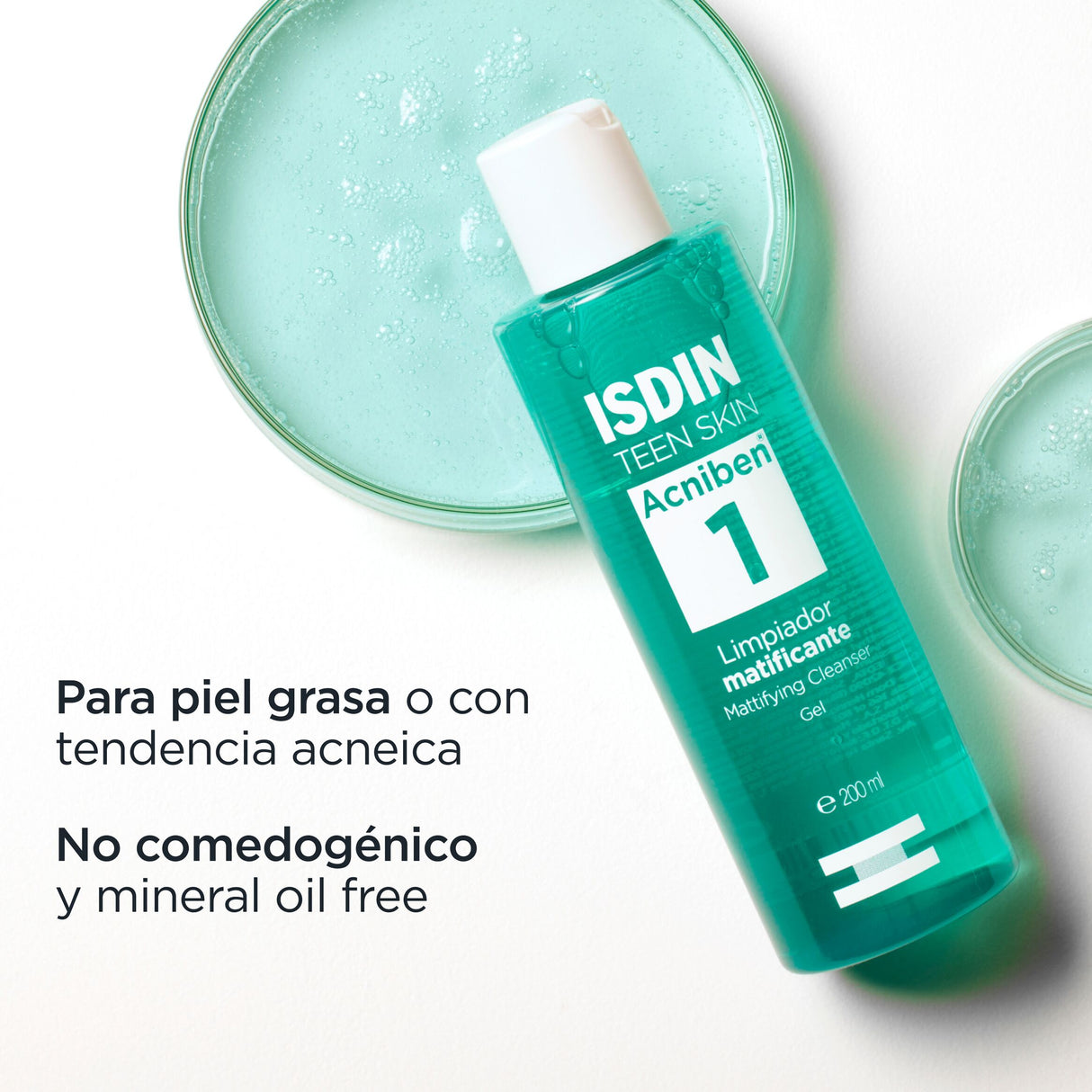 Isdin Acniben Mattifying Cleanser 200 ml.