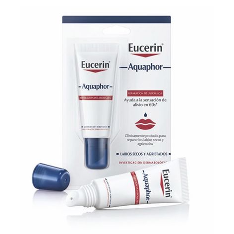 Eucerin Aquaphor Reparador de Labios SOS 10 ml.