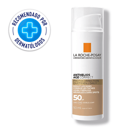 Fotoprotector con color La Roche Posay Anthelios Age Correct SPF50+ 50 ml