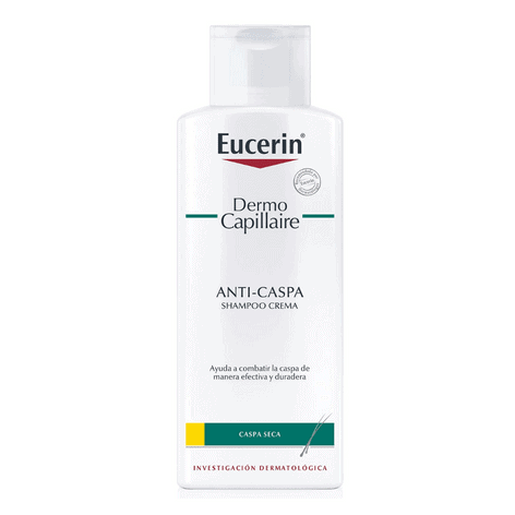 Eucerin Shampoo Dermo Capilar Anticaspa Seca 250 ml.