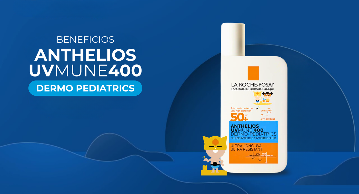Anthelios Dermo Pediatrics Fluido UV Mune 400 SPF50+ 50 ml. – DERMASHOP