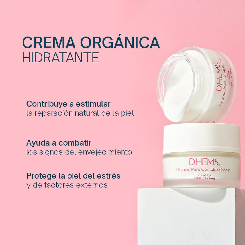 Crema Dhems Hidratante Orgánica 50 ml
