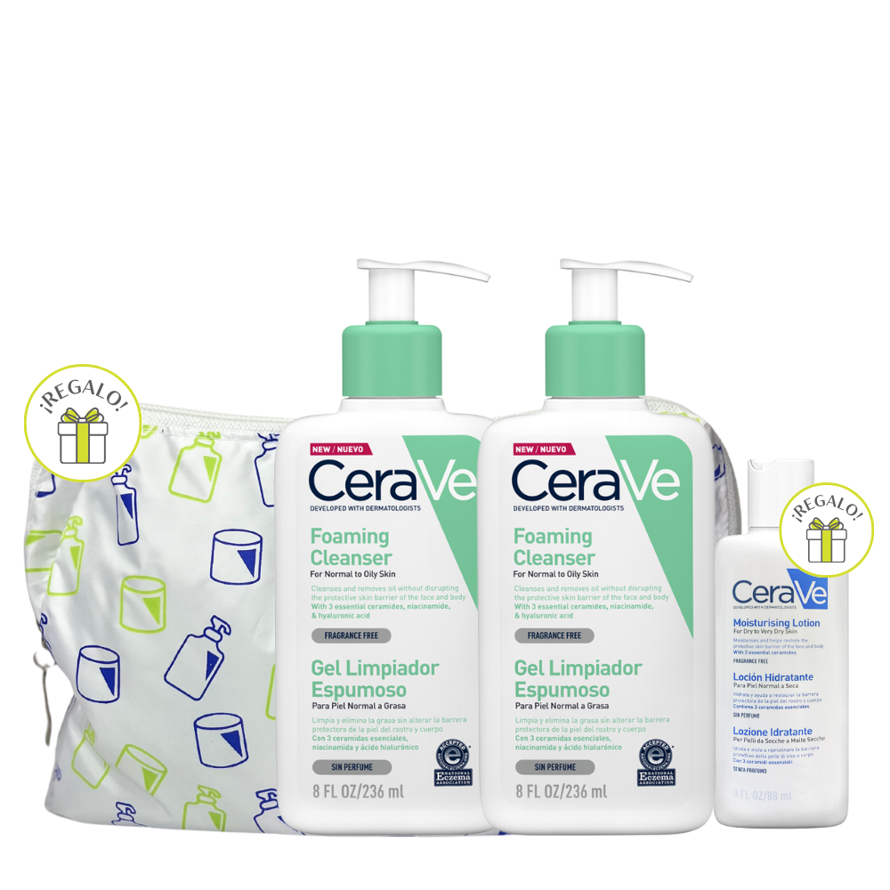 Cerave Pack Dúo Gel Espumoso