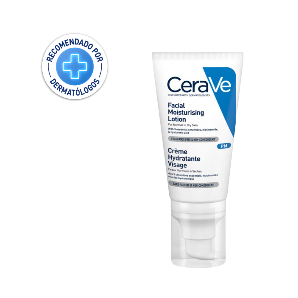 Cerave Loción Hidratante de Rostro PM 52 ml.
