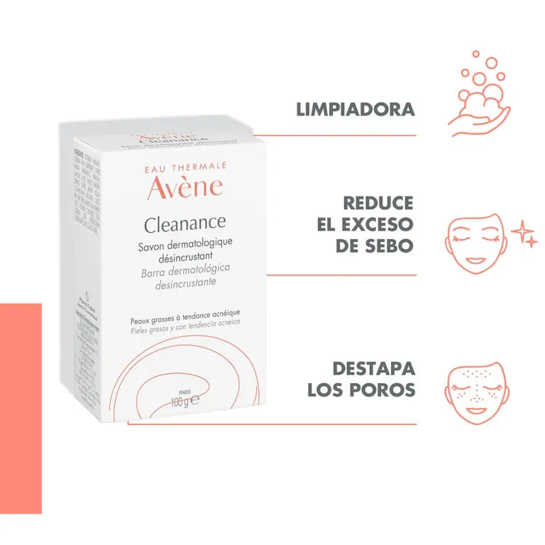 Barra Limpiadora Avène Cleanance 100 g