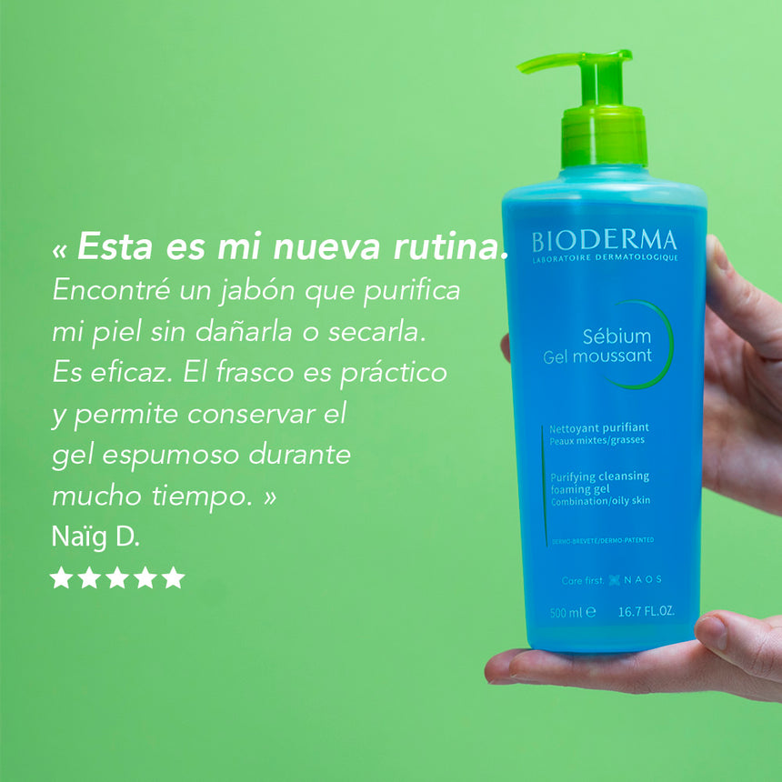 Gel Limpiador Bioderma Sébium Moussant 500 ml