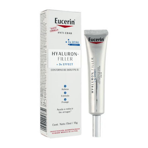 Eucerin Hyaluron Filler Crema Contorno de Ojos 15 ml.