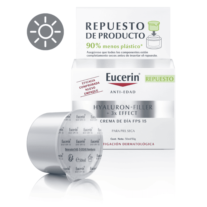 Eucerin Hyaluron Filler Refill Día 50 ml.