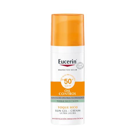 Eucerin Sun Facial Oil Control Toque Seco SPF50 50 ml.