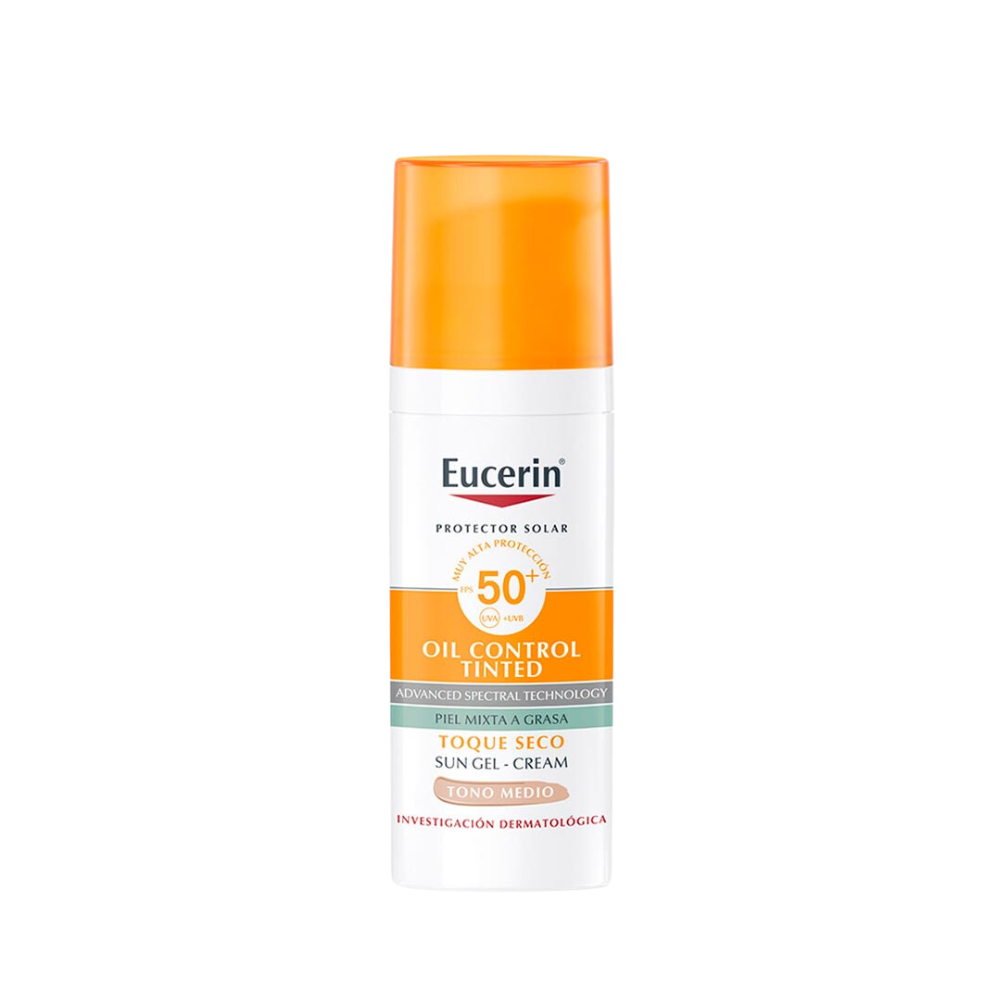 Eucerin Sun Facial Oil Control Toque Seco SPF50 50 ml.