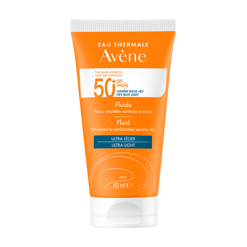 Fotoprotector Avène Solar Fluido Ultraligero SPF 50+ 50 ml