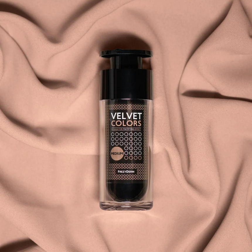 Base de Maquillaje Medium Frezyderm Velvet Colors 30 ml