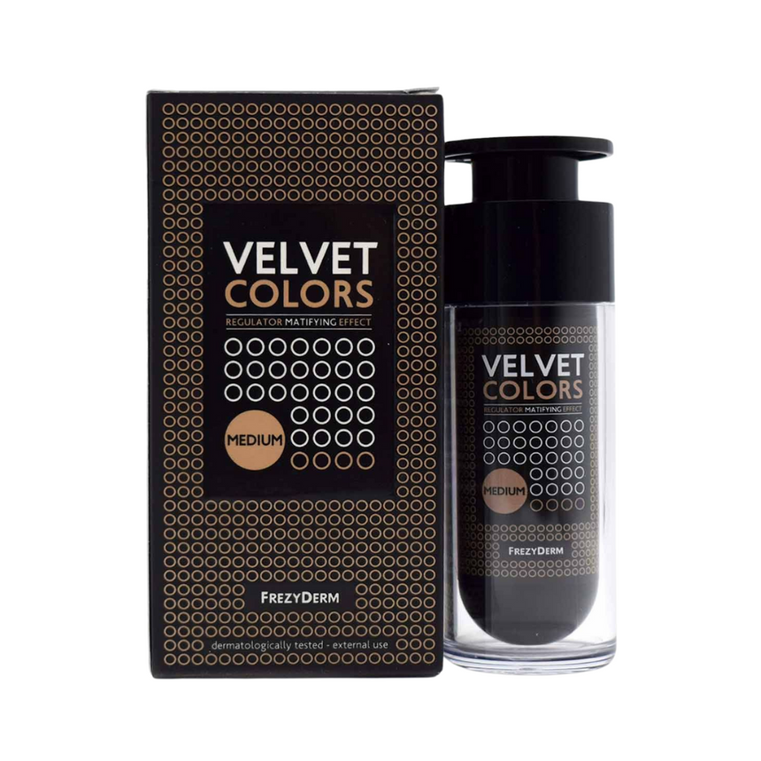 Base de Maquillaje Medium Frezyderm Velvet Colors 30 ml