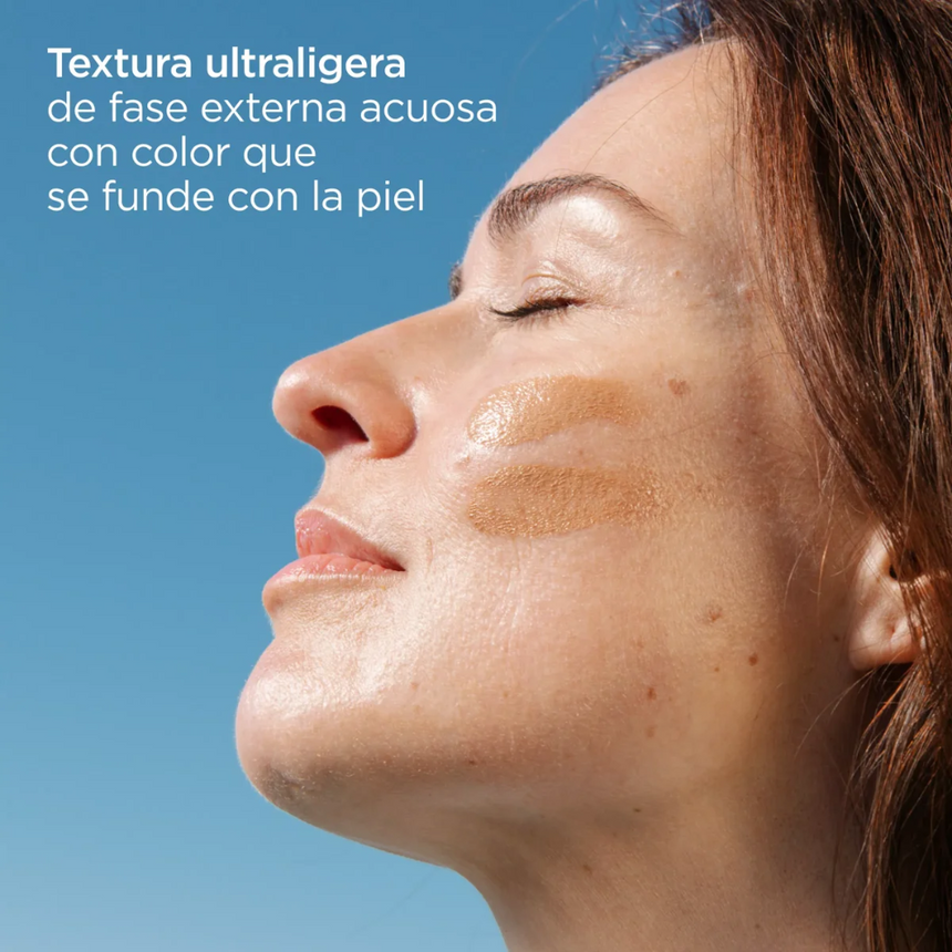 Fotoprotector con color Isdin Fusion Water Magic Repair SPF 50 50 ml
