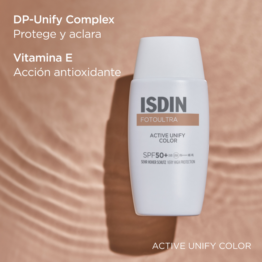 Fotoprotector con color Isdin FotoUltra Active Unify 50 ml
