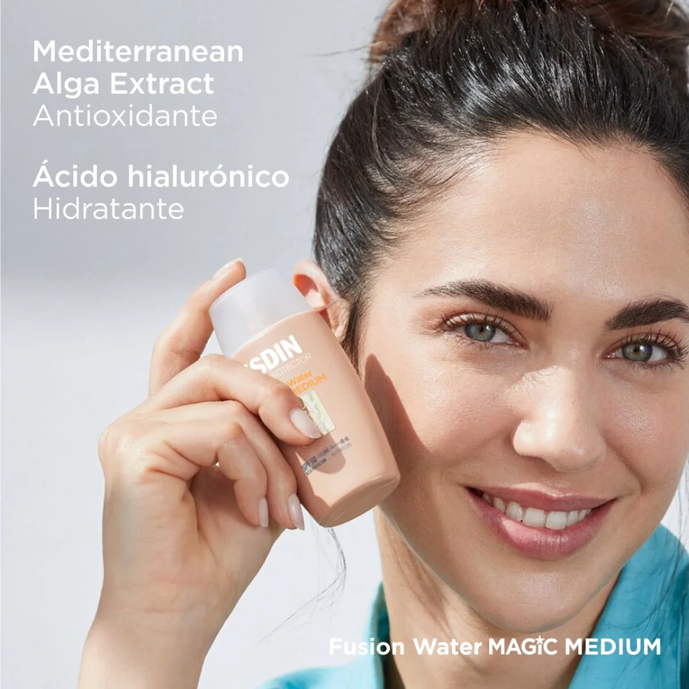 Fotoprotector Isdin Fusion Water Magic Color Medium SPF 50 50 ml