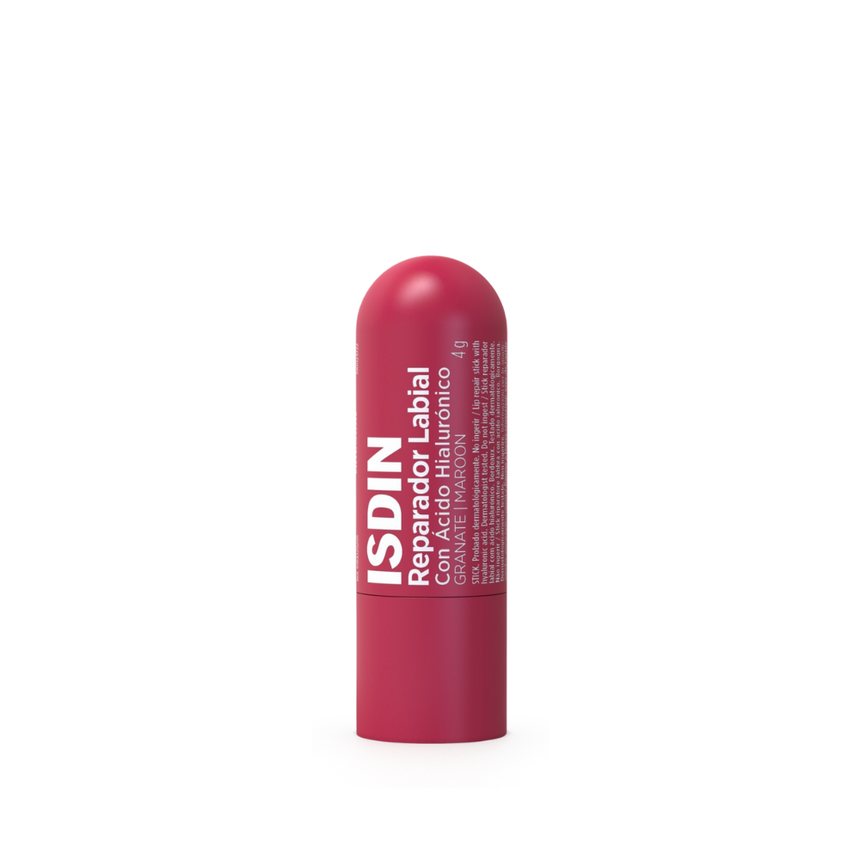 Bálsamo Labial Isdin Reparador Color Granate 4 g