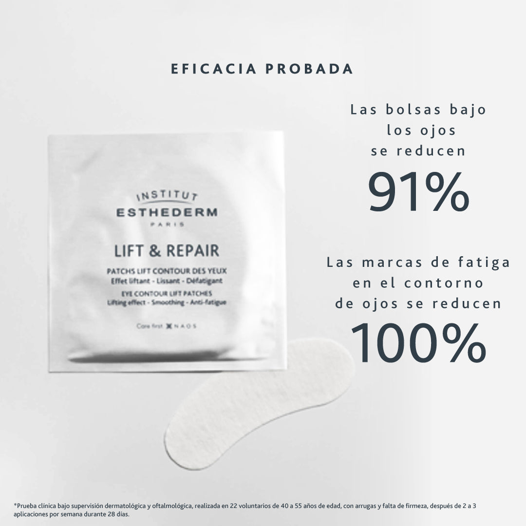 Institut Esthederm Lift & Repair Parches Contorno de Ojos 10 ud.