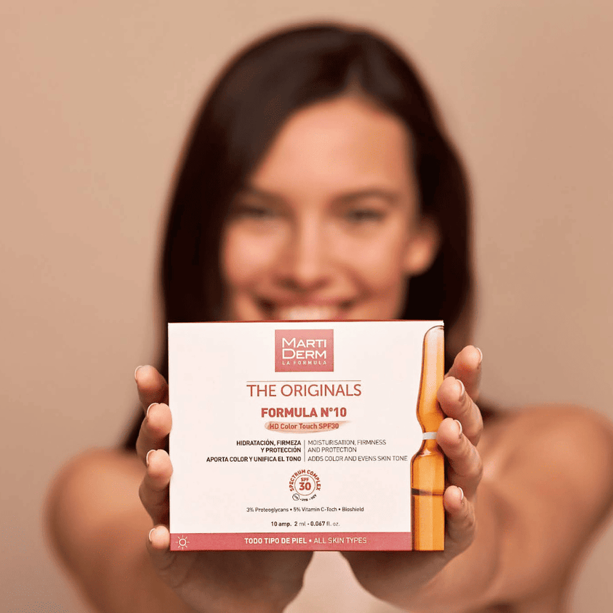 Martiderm Fórmula N°10 HD Color Touch SPF30 Ampollas x 2ml.