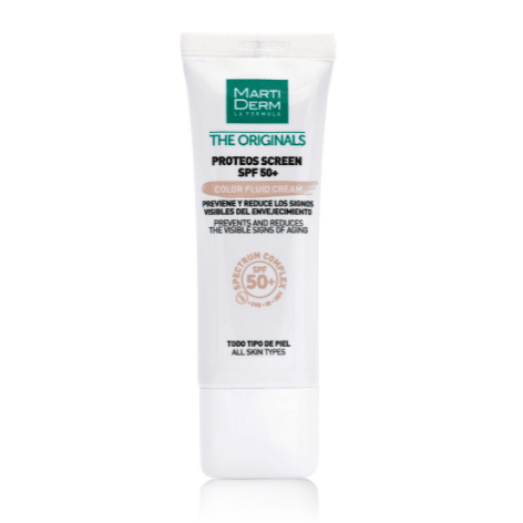 Fotoprotector con color Martiderm Proteos Screen SPF 50+ 40 ml