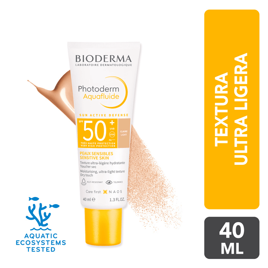 Fotoprotector Tono Light Bioderma Photoderm Aquafluide 40 ml