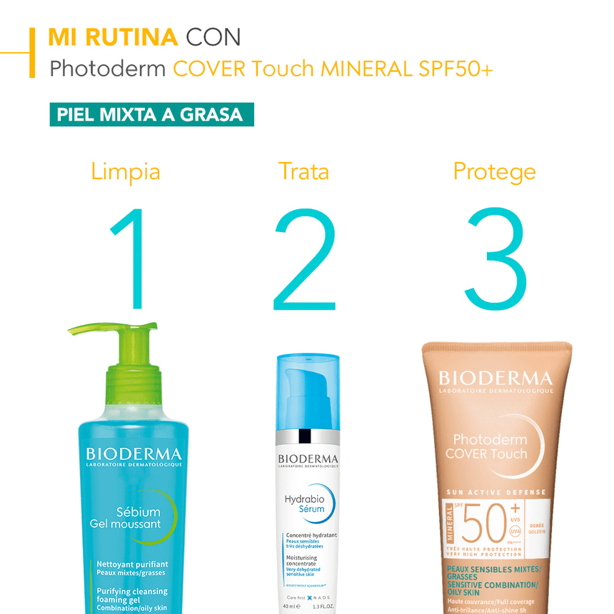 Fotoprotector Doree Bioderma Photoderm Cover Touch SPF 50 40 g