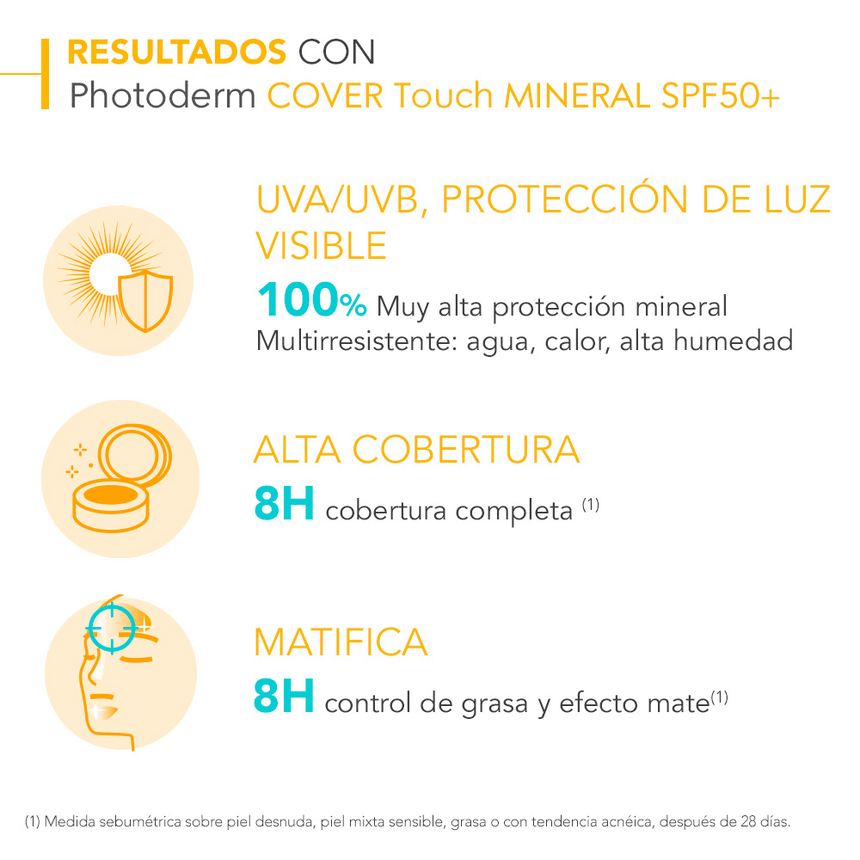 Fotoprotector Doree Bioderma Photoderm Cover Touch SPF 50 40 g