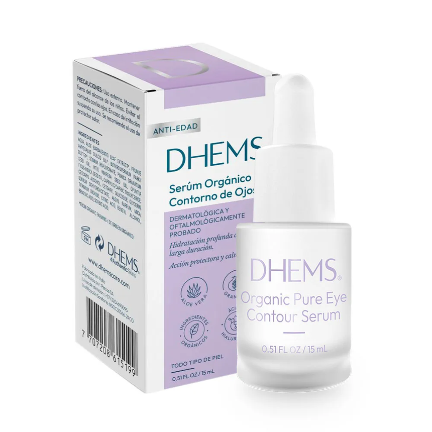 Sérum Contorno de ojos Dhems Orgánico 15 ml