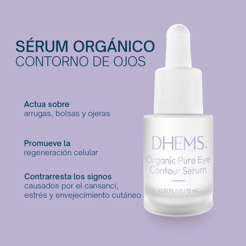 Sérum Contorno de ojos Dhems Orgánico 15 ml
