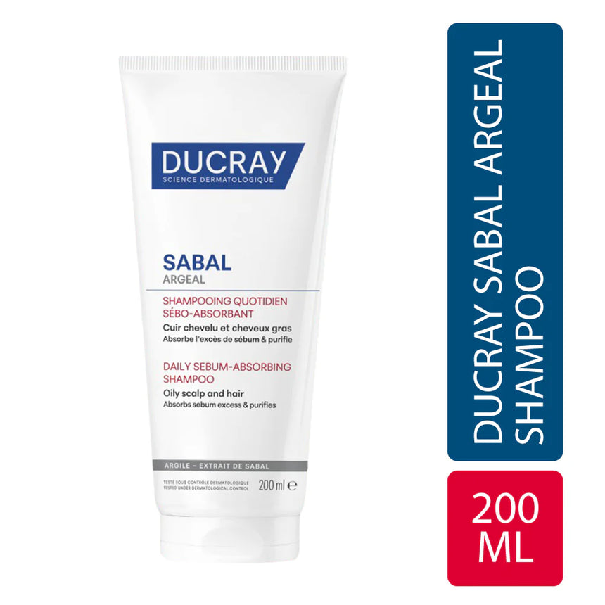 Shampoo Ducray Sabal Argeal Para Cabello Graso 200 ml
