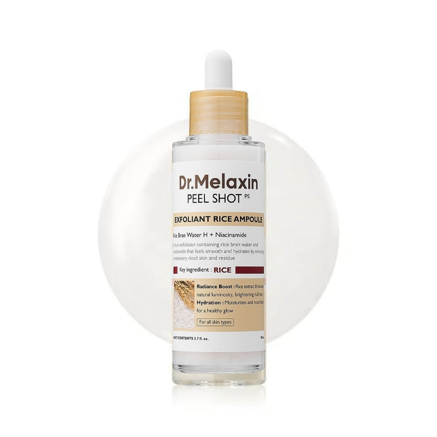 Sérum Dr Melaxin Peel Shot Exfoliating White Rice Ampoule Exfoliante 80 ml