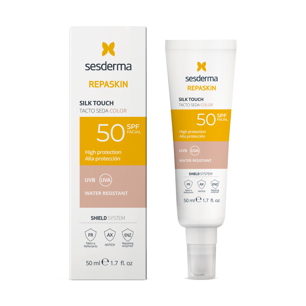 Sesderma Repaskin Tacto Seda Color SPF50 50 ml.