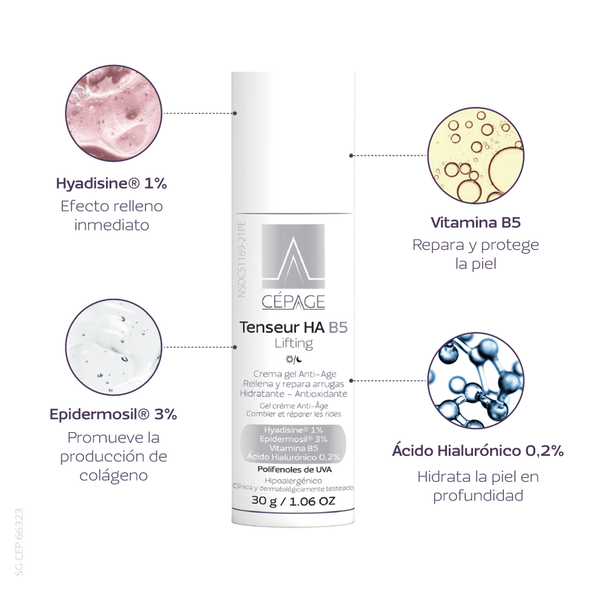 Cépage Tenseur HA B5 Lifting Crema Gel 30 gr.