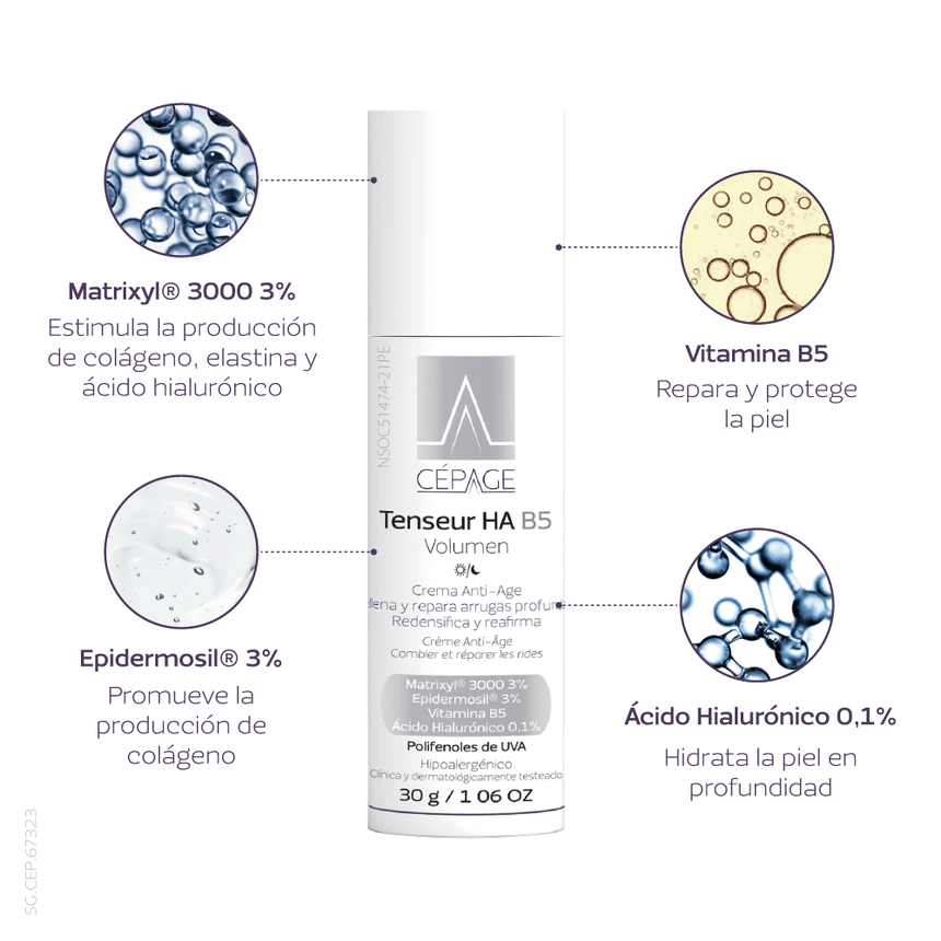 Cépage Tenseur HA B5 Volumen Crema 30 gr.